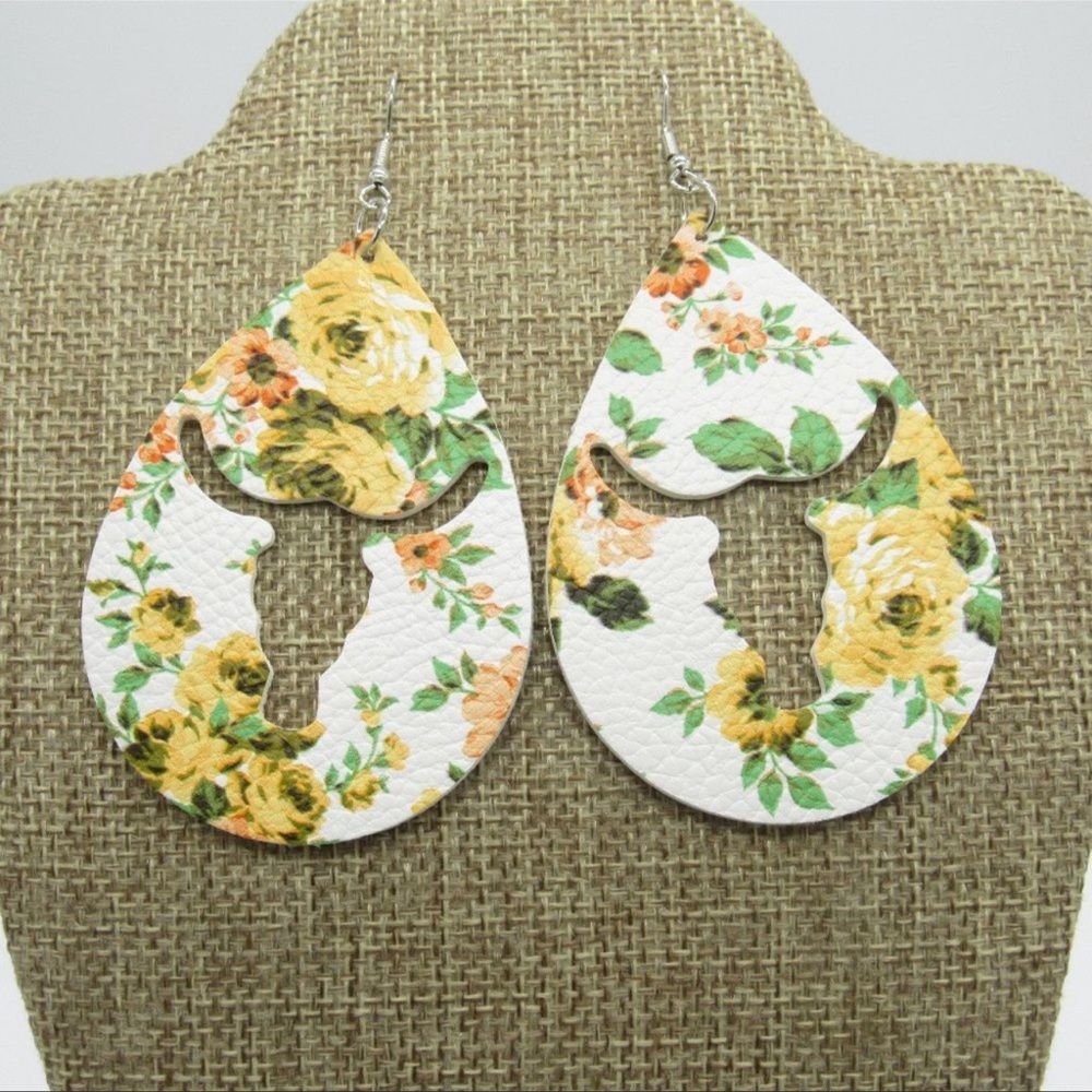 Steer Cut-Out Earrings